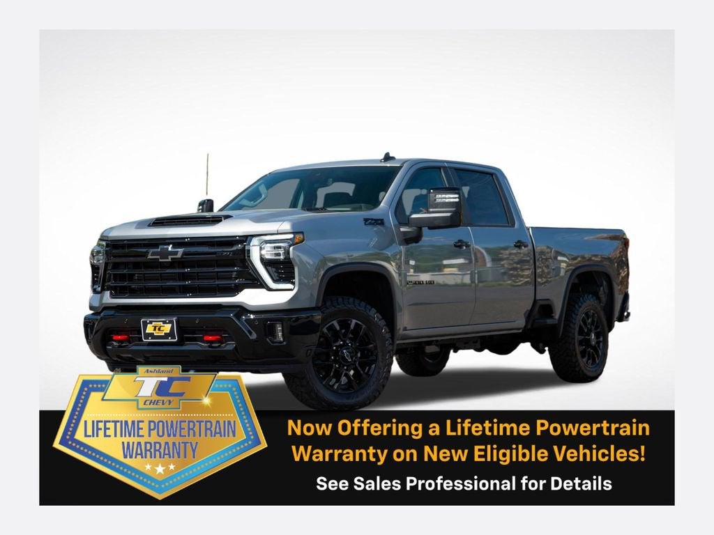 2026 Chevrolet Silverado 2500 HD LT in Sterling Gray Metallic — front three-quarter view