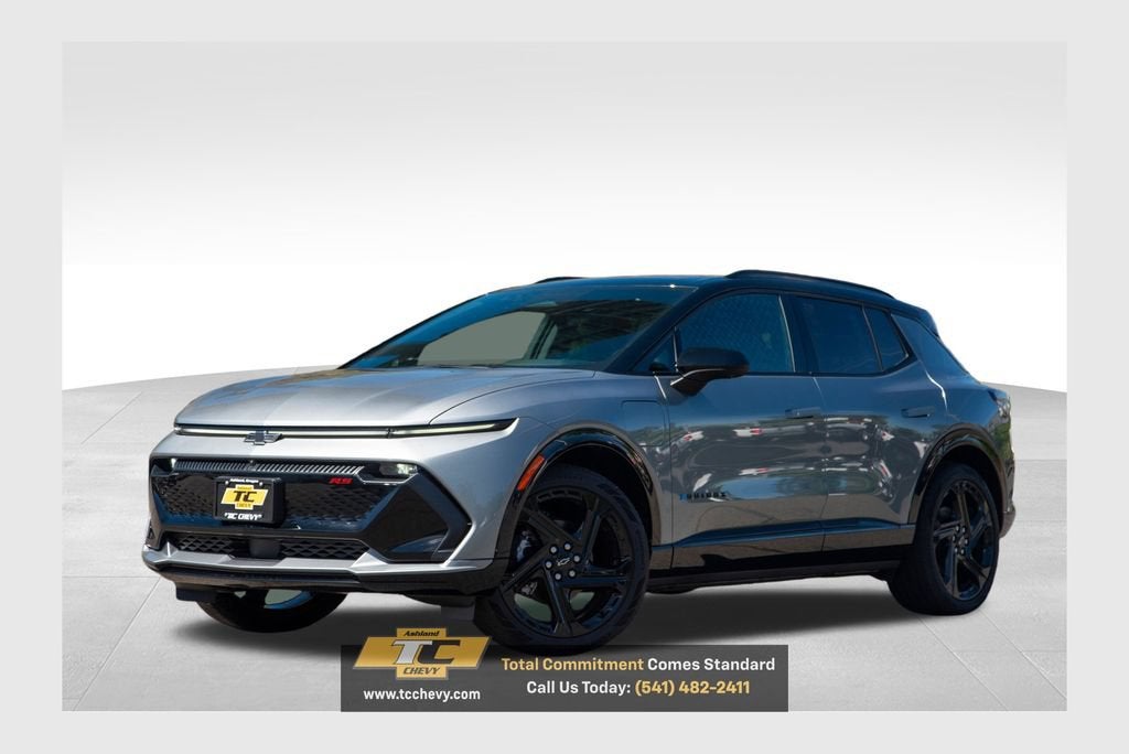 2026 Chevrolet Equinox EV RS in Sterling Gray Metallic — front three-quarter view